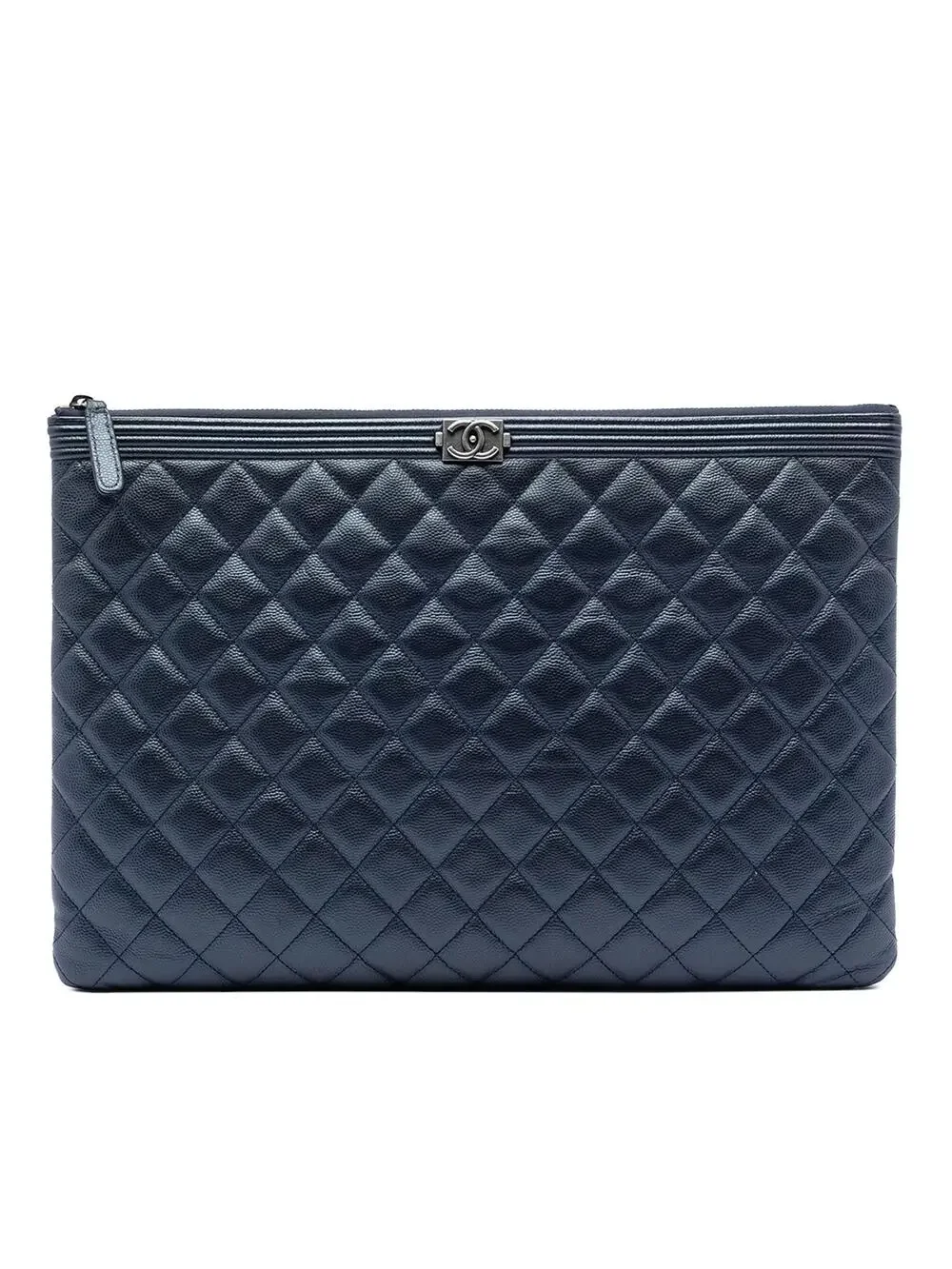 Chanel Large Quilted Caviar Boy O Case #300428C84B